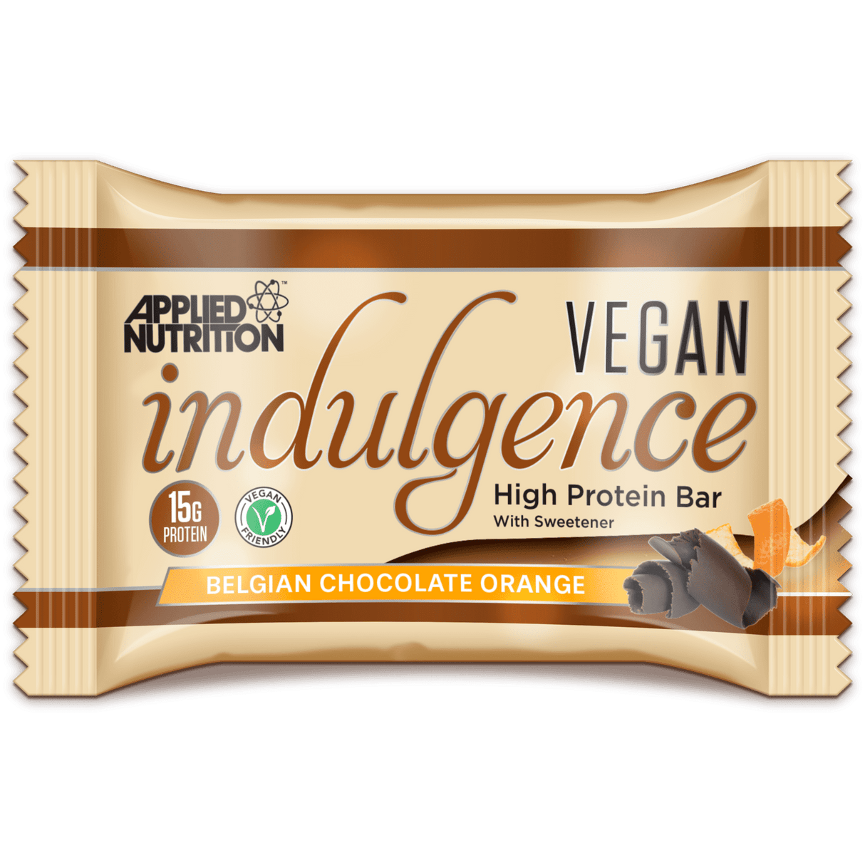 Vegan Indulgence Bar, Belgian Chocolate Orange, Applied Nutrition, 1 Bar - Applied Nutrition