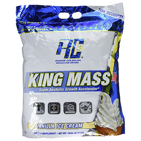 Ronnie Coleman King Mass, Vanilla, 15 Lb Weight Gainer - Ronnie Coleman