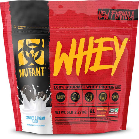 100% Mutant Whey, Cookies and Cream, 5 LB - Mutant