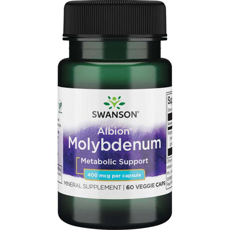 Albion Chelated Molybdenum, 400 mcg, 60 Veggie Capsules (Swanson) - Swanson