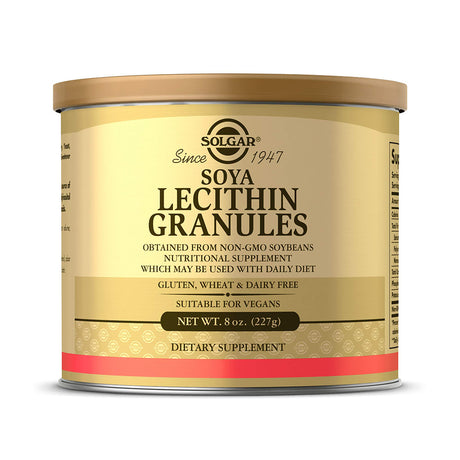 Solgar Unflavored Soya Lecithin Granules, 227 Gm - Solgar