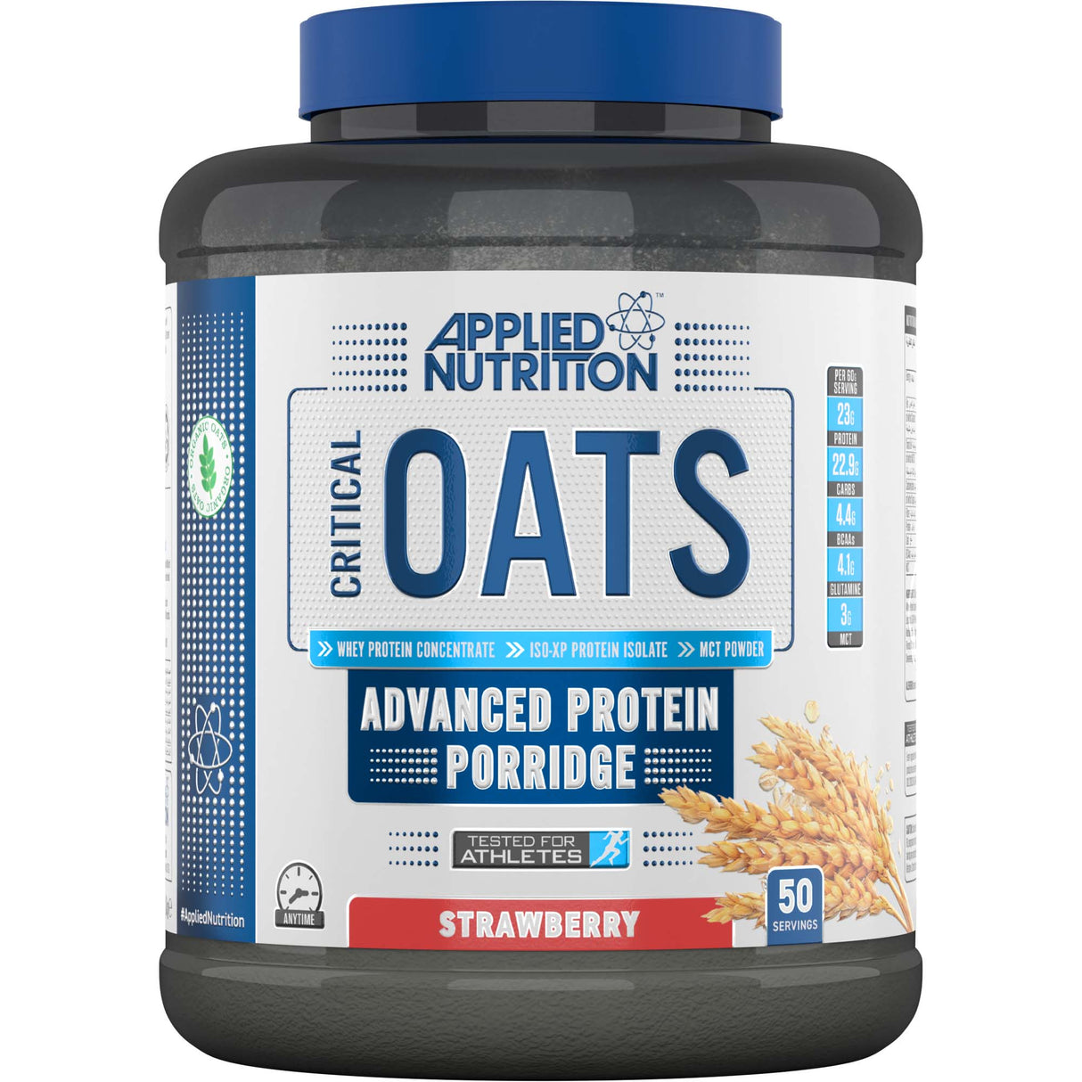 Critical Oats Applied Nutrition Protein Porridge, Strawberry, 3 Kg - Applied Nutrition