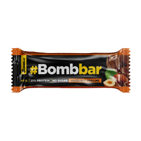 Protein Bar, Hazelnut Praline, BombBar, 1 Bar - BombBar