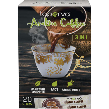 Laperva 3 in 1 Arabic Coffee, 20 Sticks - Laperva