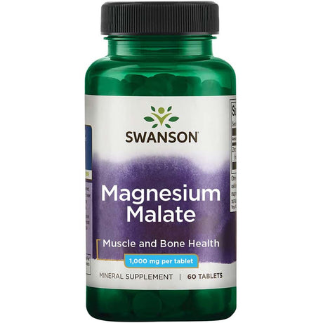 Swanson Magnesium Malate, 60 Tablets, 1000 mg - Swanson