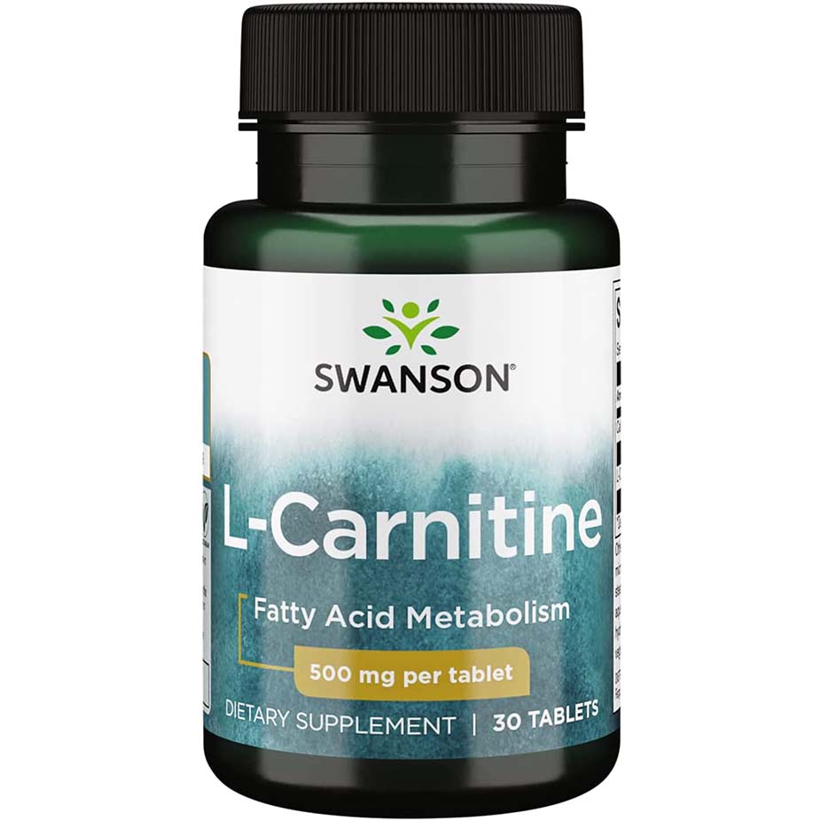 Swanson L-Carnitine, 500 mg, 100 Tablets - Swanson