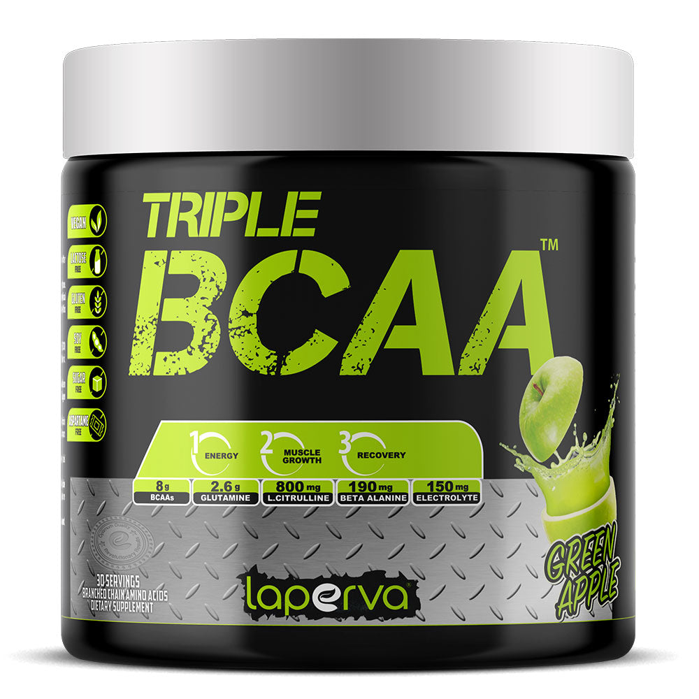 Laperva Triple BCAA, Green Apple (30) - Laperva