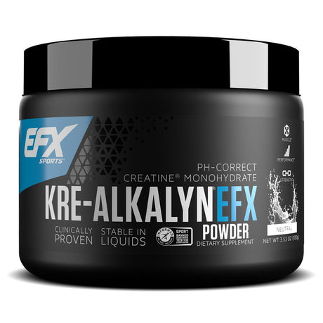 EFX Sports Kre-Alkalyn Powder, Neutral, 100 gm - EFX Sports