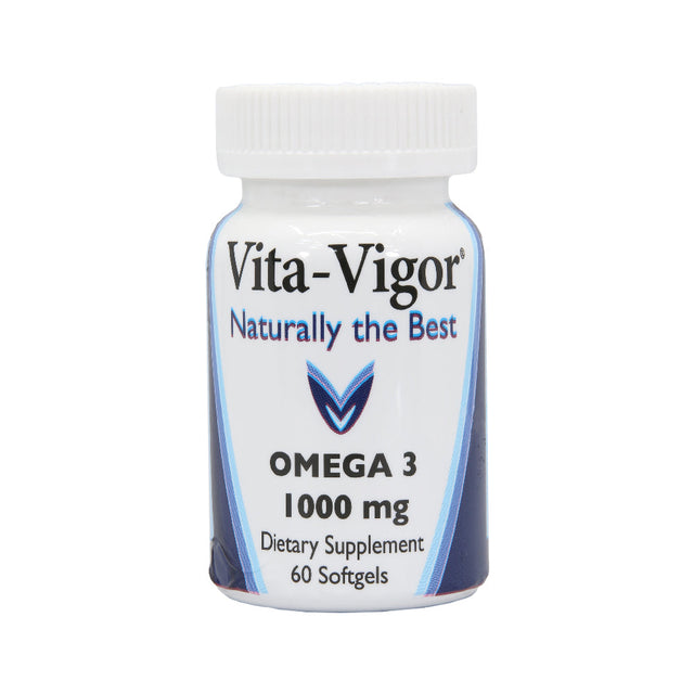 Naturally Best Omega 3 Vita Vigor, 60 Softgels - Vita Vigor