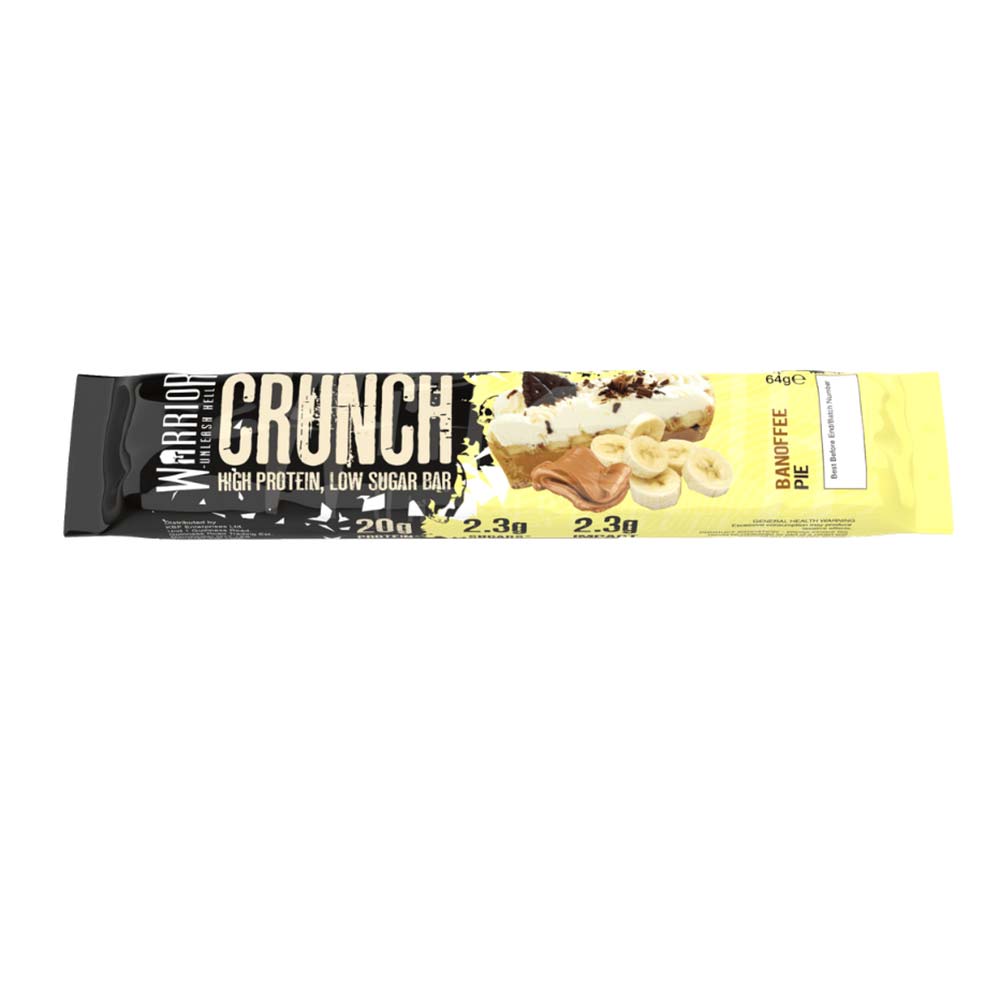 Warrior Crunch Protein Bar, Banoffee Pie, 1 Bar - Warrior Supplements