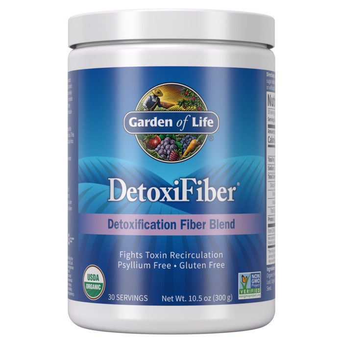 Garden Of Life DetoxiFiber Organic Detoxification Fiber Blend, Unflavored, 300 Gm - Garden Of Life