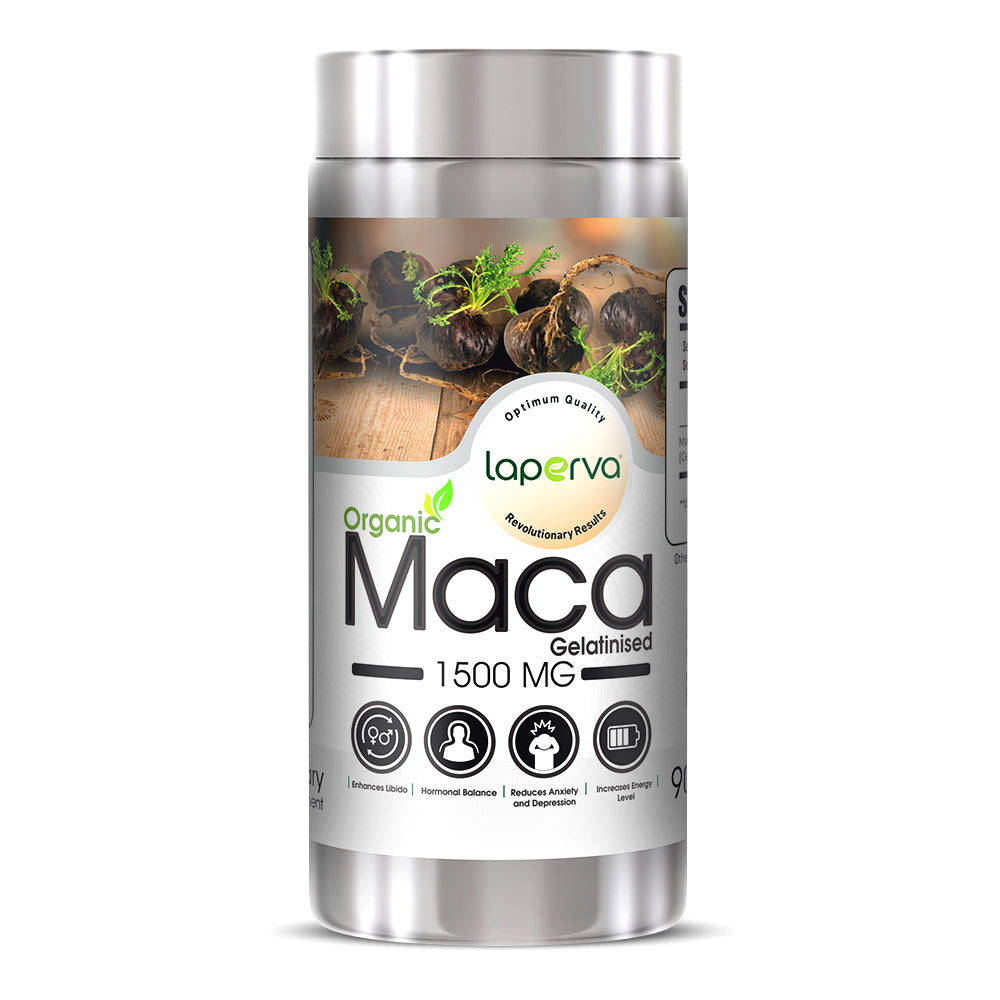 Organic Maca, 1500 mg, 90 Veggie Capsules - Laperva - Laperva