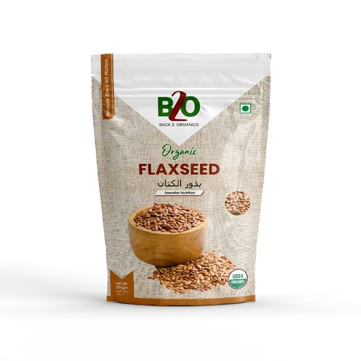 B2O Organics Flaxseeds, 200 Gm - B2O