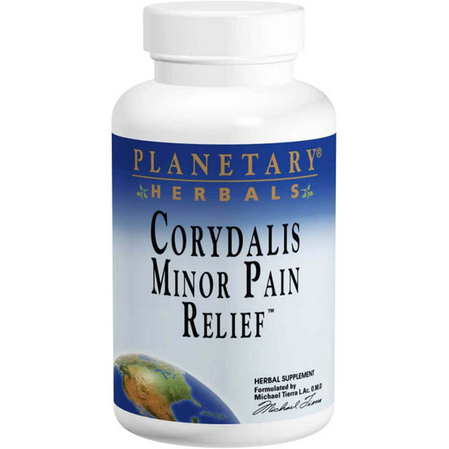 Planetary Herbals Corydalis Minor Pain Relief, 750 mg, 30 Tablets - Planetary Herbals