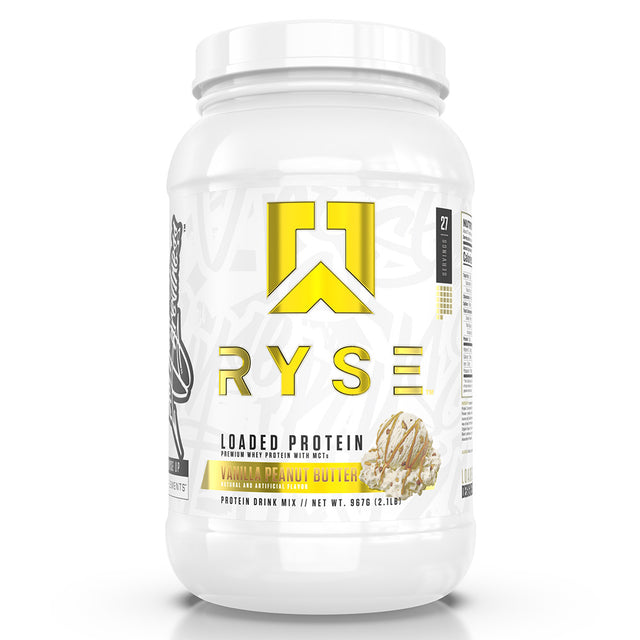 Loaded Whey Protein, Vanilla Peanut Butter, 27g - RYES - RYSE