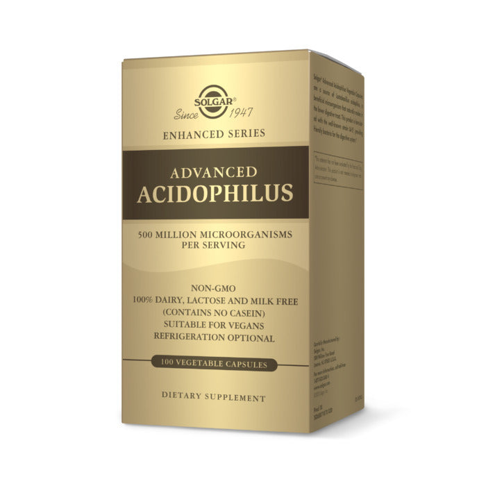 Solgar Advanced Acidophilus, 100 Vegetable Capsules - Solgar