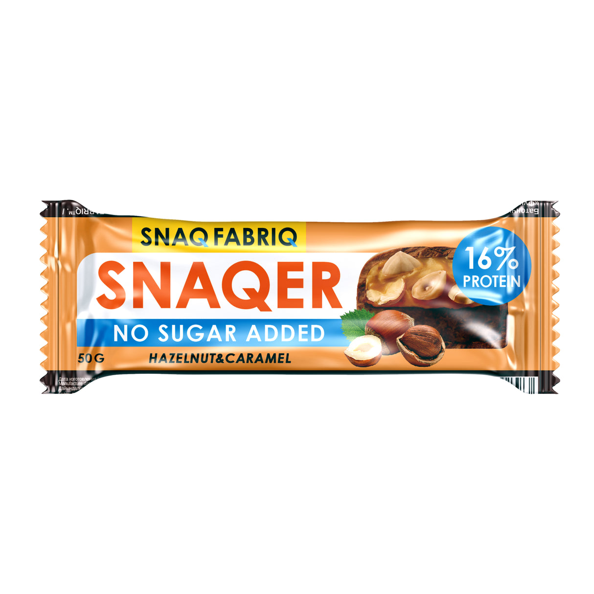 Snaq Fabriq Protein Bar, Hazelnut Caramel, 1 Bar - SNAQ FABRIQ