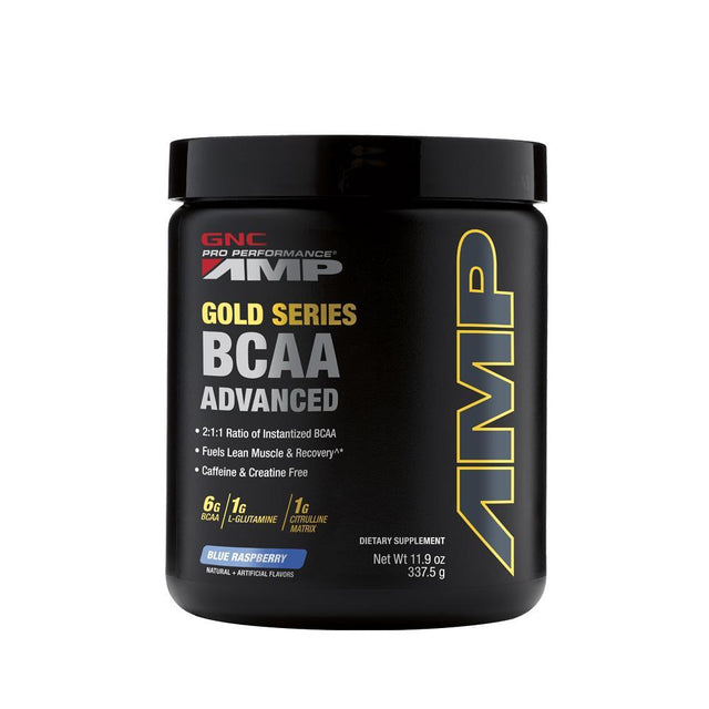 GNC AMP GOLD BCAA BLUE-RASPBERRY