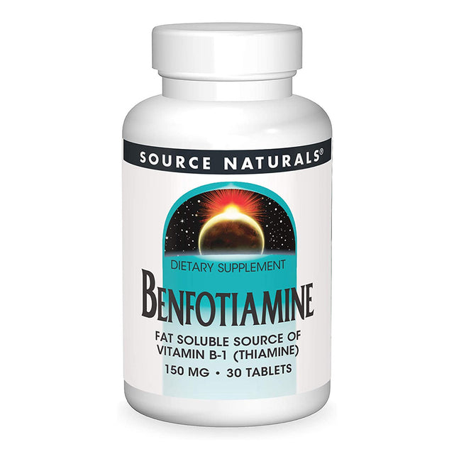 Benfotiamine, 150 mg, 30 Tablets, Source Naturals - Source Naturals