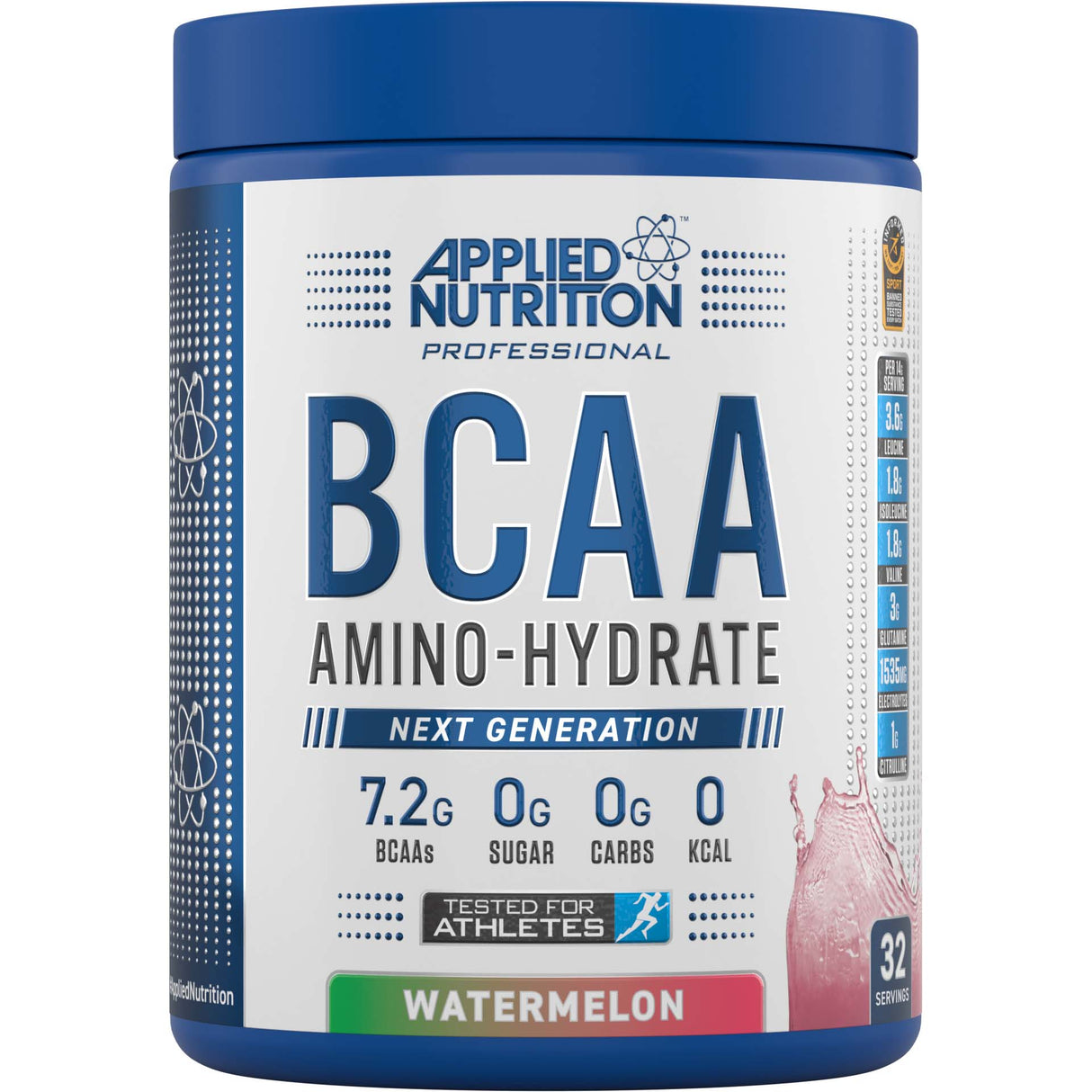 Applied Nutrition BCAA Amino Hydrate, Watermelon, 32 Servings - Applied Nutrition