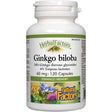 Ginkgo Biloba, 60 mg, 120 Capsules, Natural Factors - Natural Factors