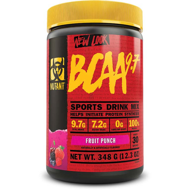 Mutant BCAA, Fruit Punch, 30 gm - New Look - Mutant