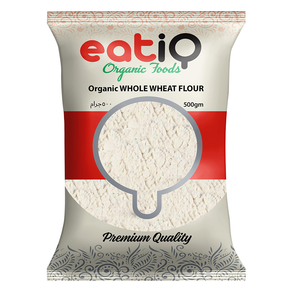 Eatiq Organic Foods Whole Wheat Flour, 500 Gm (Organic) - Eatiq Organic Food