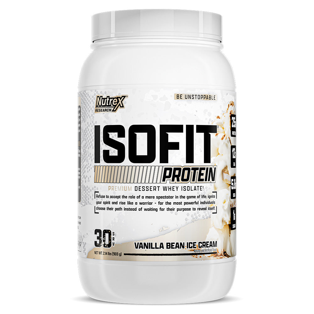 Nutrex Research Isofit, 2 LB, Vanilla Bean Ice Cream - Nutrex Research