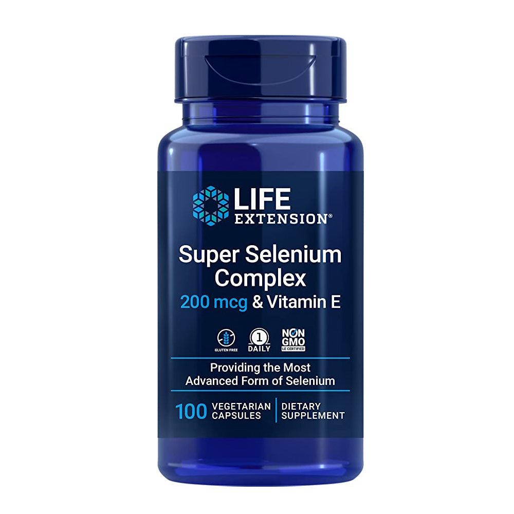 Super Selenium Complex Life Extension, 200 mcg, 100 Veggie Capsules - Life Extension