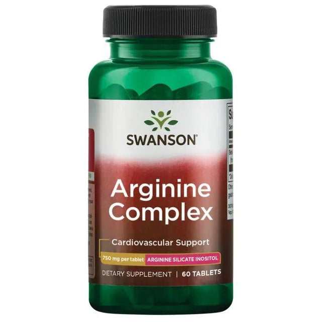 Swanson Arginine Complex, 750 mg, 60 Tablets - Swanson