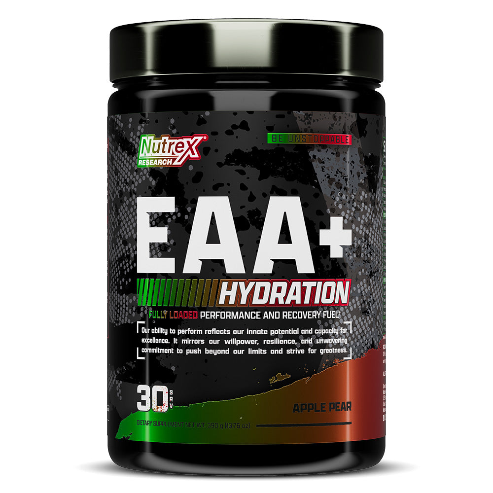 Nutrex EAA+ Hydration, Apple Pear, Refuel Build, 30 Servings - Nutrex Research