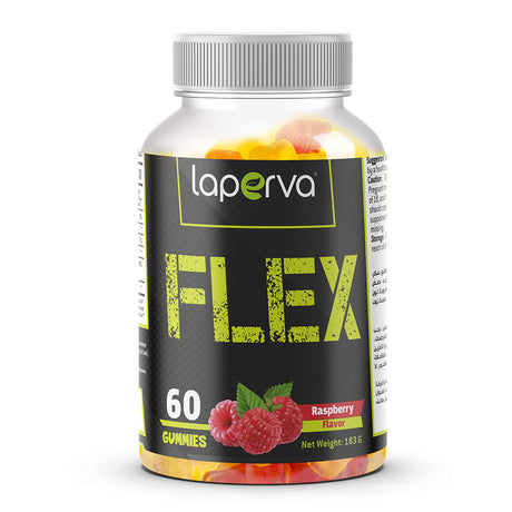 Flex Gummies, Raspberry, Laperva, 60 Gummies - Laperva