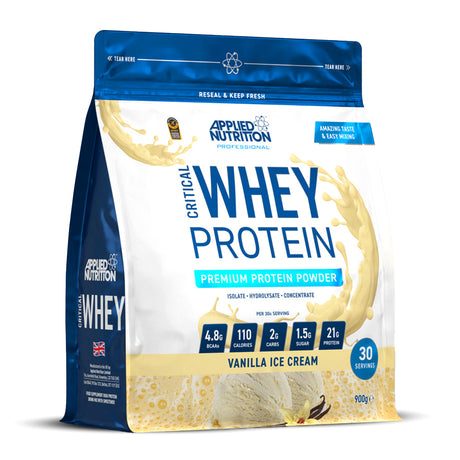 Critical Whey Blend, Vanilla Ice Cream, Applied Nutrition, 900 Gm - Applied Nutrition