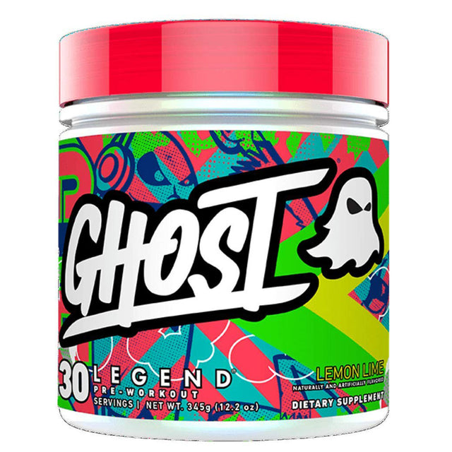 Ghost Legend Pre-Workout, Lemon Lime, 30 Servings - Ghost