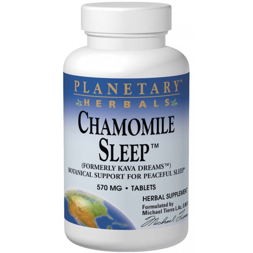 Planetary Herbals Chamomile Sleep, 570 mg, 60 Tablets - Planetary Herbals