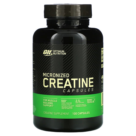 Optimum Nutrition Micronized Creatine Capsules, 100 Capsules - Optimum Nutrition