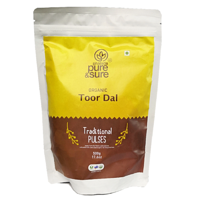 Organic Pure & Sure Toor Dal, 500 Gm - Pure & Sure