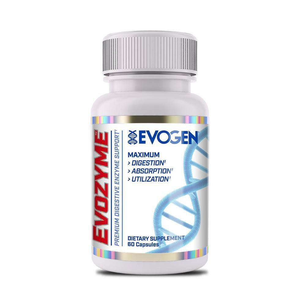 Evogen Evozyme Premium Digestive Enzyme Support, 60 Capsules - Evogen Nutrition