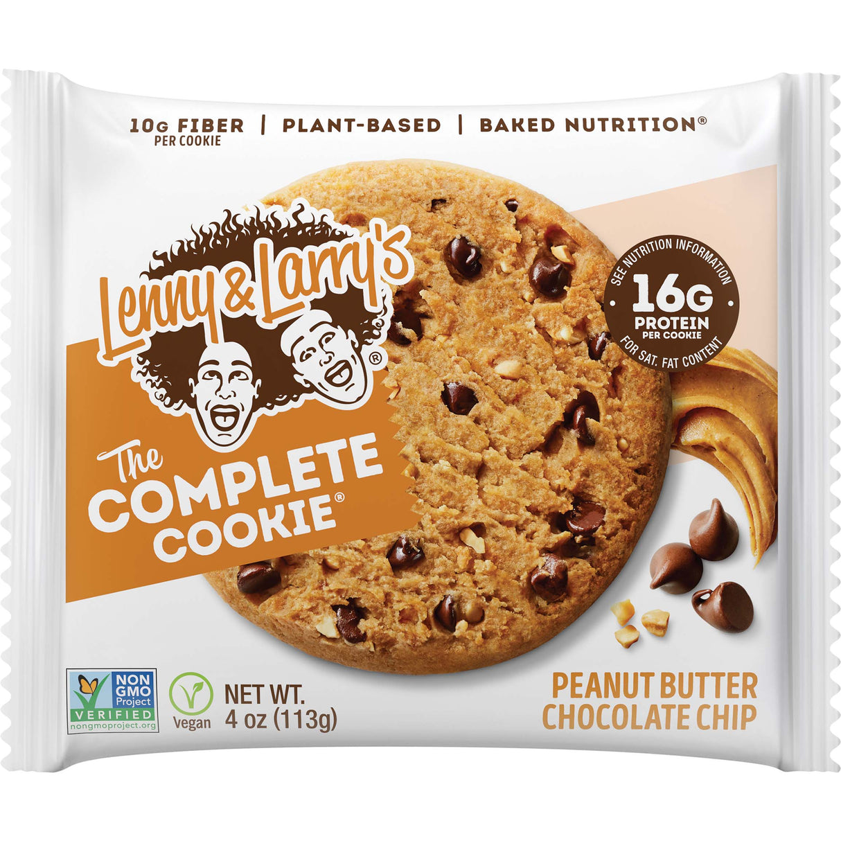 Lenny & Larry’s Complete Cookies, 1 Piece, Peanut Butter Choco Chip - Lenny & Larry’s