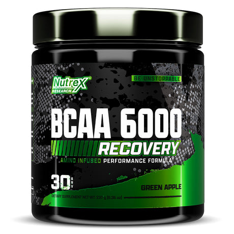 Nutrex Research BCAA 6000, Green Apple, 30 Servings - Nutrex Research