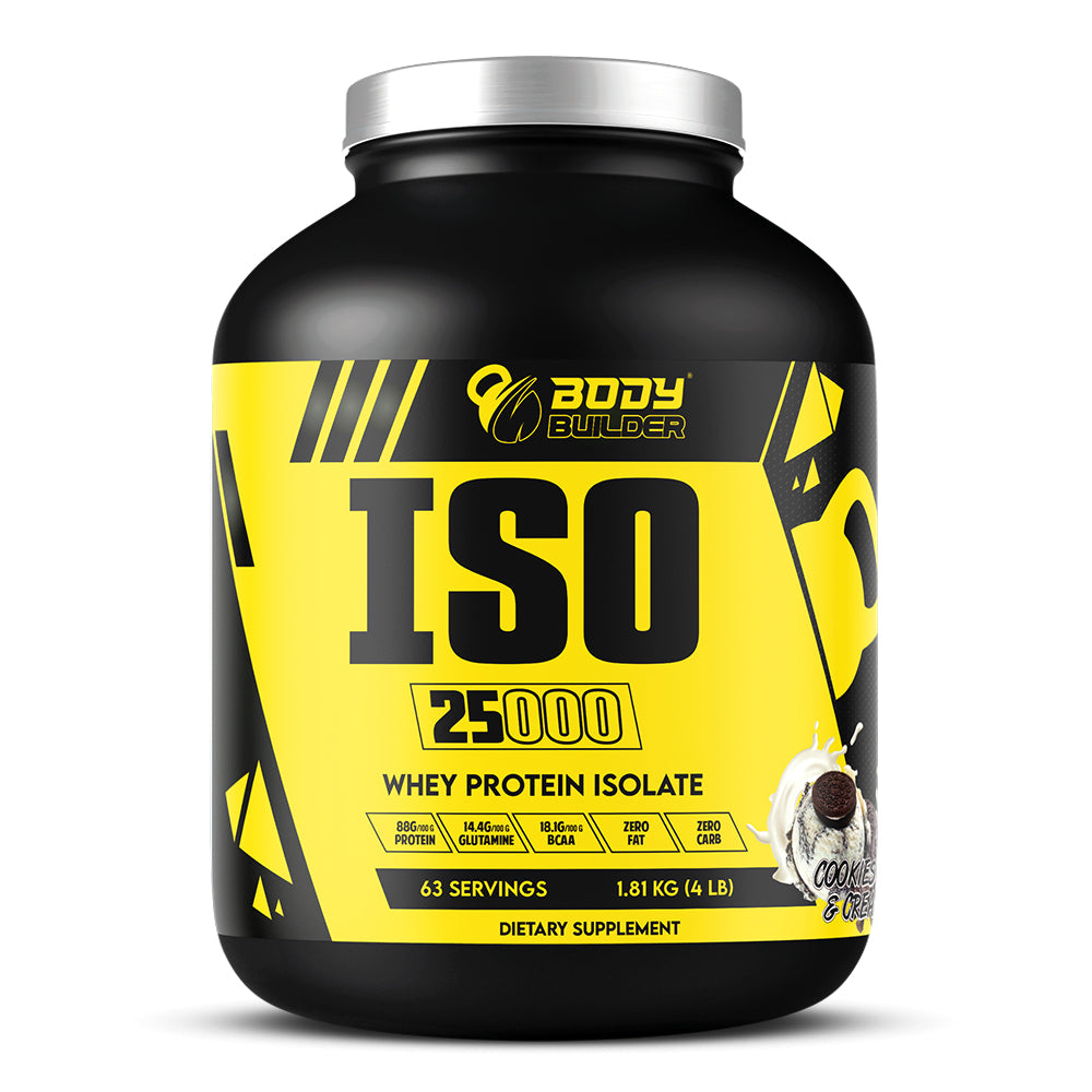 Body Builder Iso 25000, Cookies and Cream, 4 LB - Body Builder