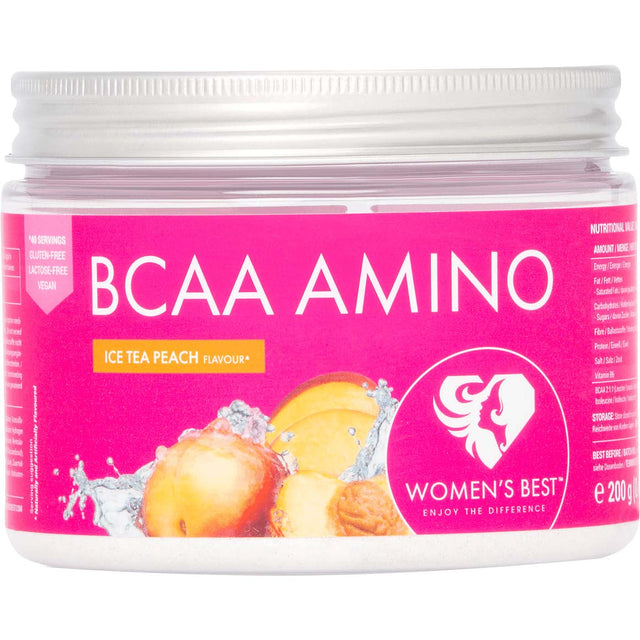 Women's Best BCAA Amino, Ice Tea Peach, 40 - Women's Best