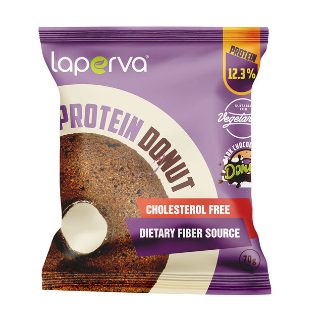 Laperva Dark Chocolate Protein Donut, 1 Piece - Laperva