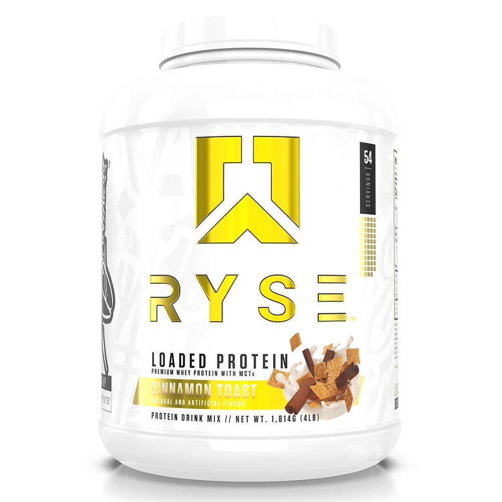 RYES Loaded Whey Protein, Cinnamon Toast, 54 - RYSE