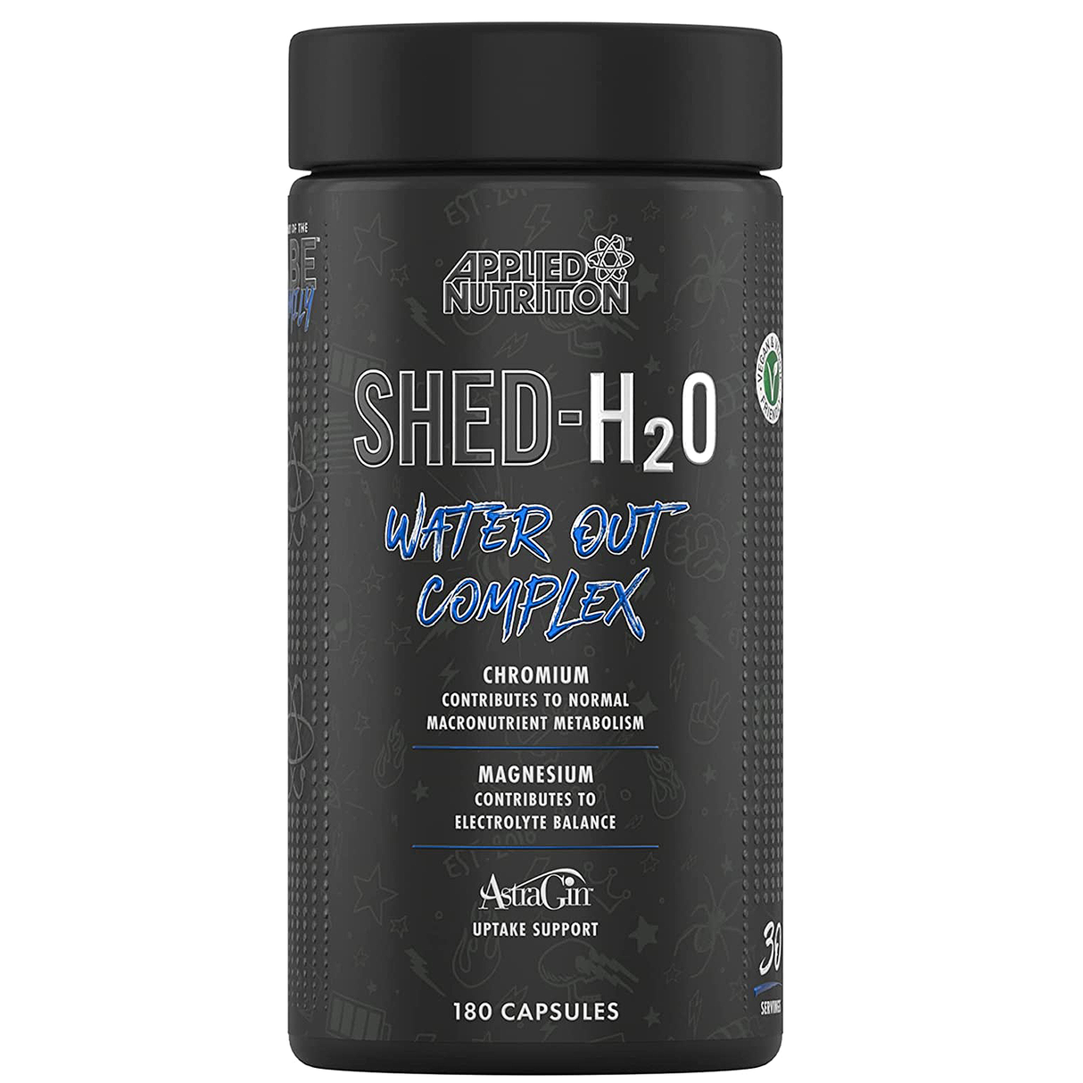 Shed H2O Applied Nutrition, 180 Capsules. - Applied Nutrition