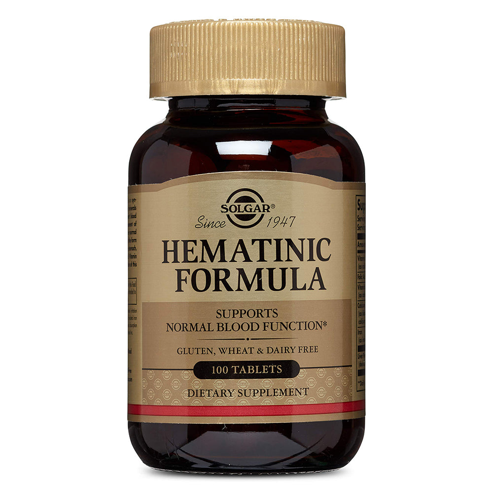 Hematinic Formula, Solgar, 100 Tablets - Solgar