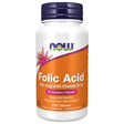 Folic Acid with Vitamin B12, 800 mcg, 250 Tablets - Now