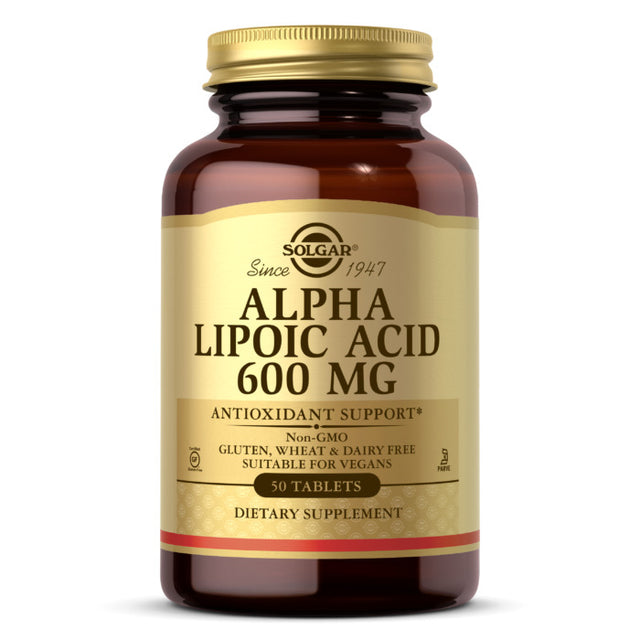 Solgar Alpha Lipoic Acid, 600 mg, 50 Tablets - Solgar